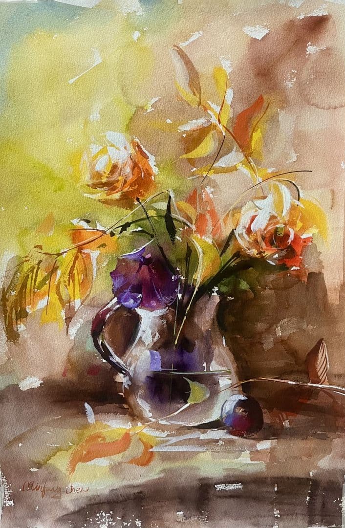 春天裡的金色微笑