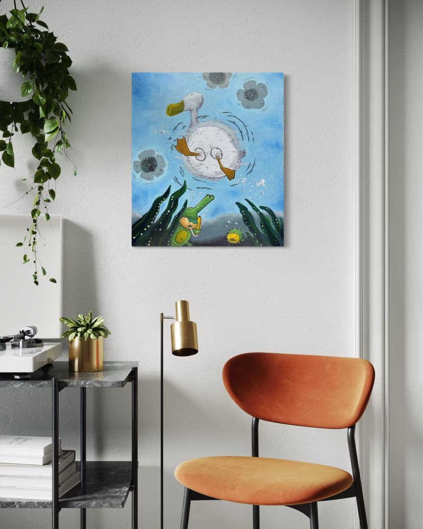 鴨子游水.鱷魚.河豚 3