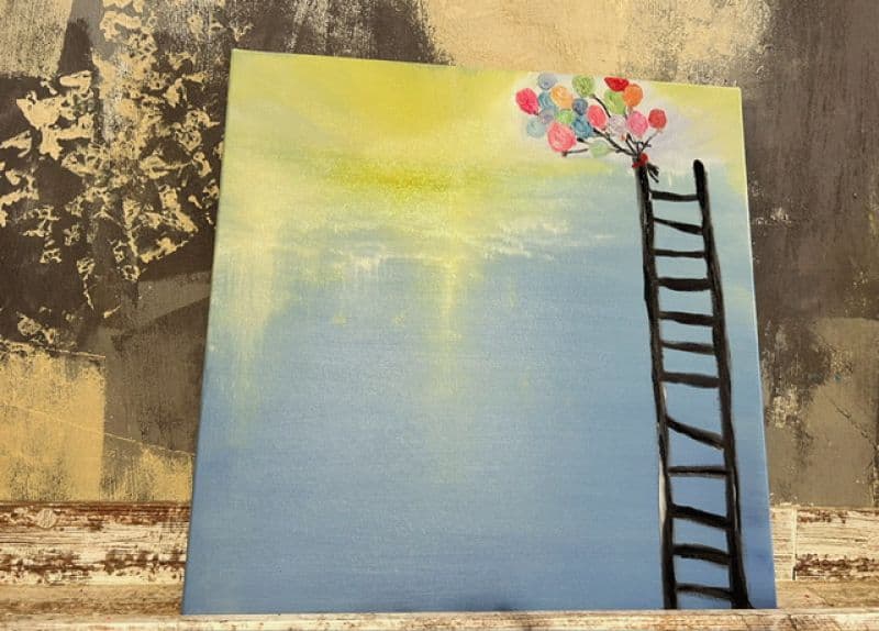 爬樓梯系列-由心向上 1