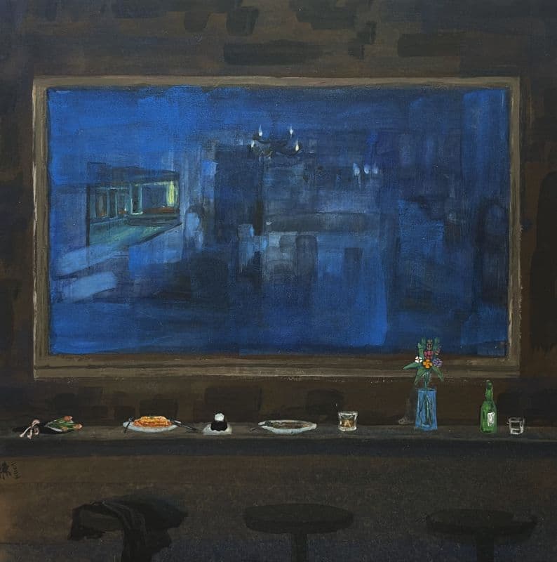 吃晚餐的時候 1