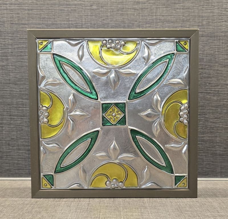 錫雕 - 「台灣花磚」