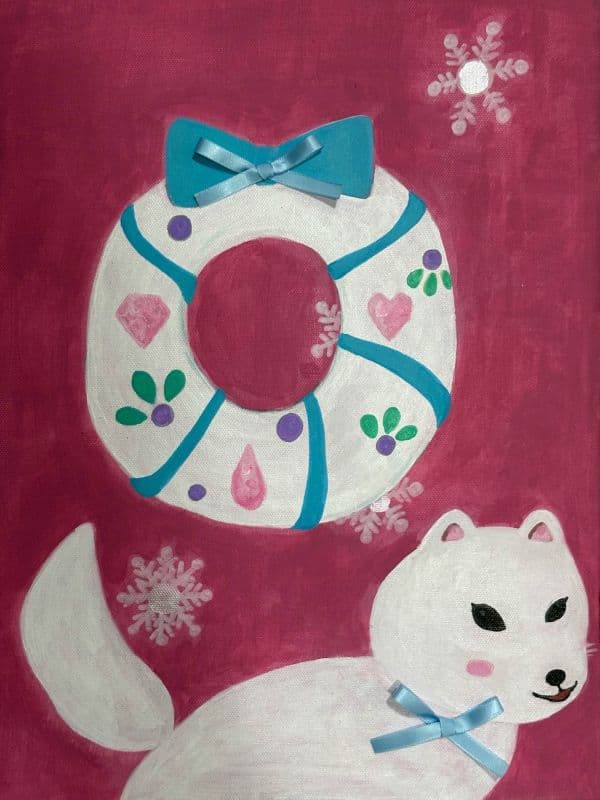 《雪狐、寶石與花圈》