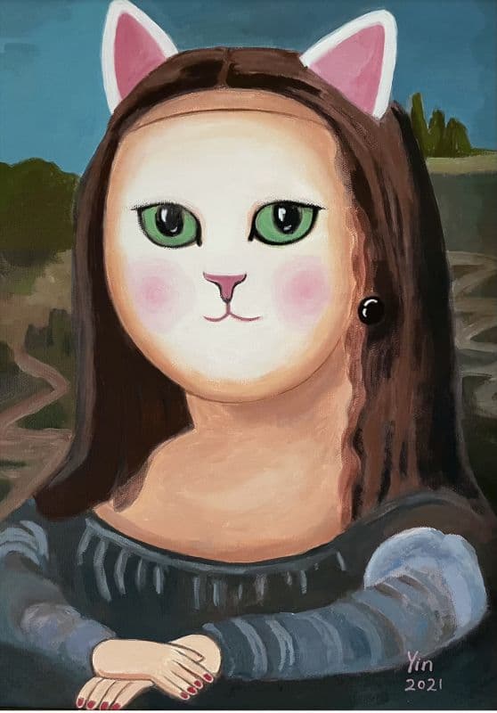 夢娜麗莎貓咪系列3  Mona Lisa Cat series 3
