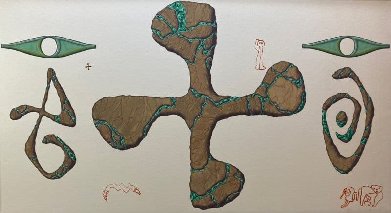 星際探險公司標誌—砂岩與翡翠