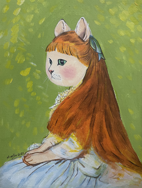 雷諾瓦的貓小姐