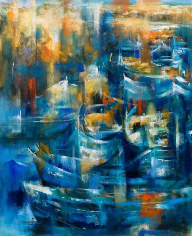 靠岸  Into the dock