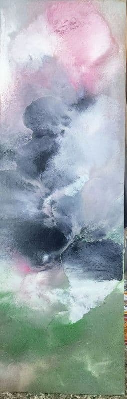 春夏秋冬優美印象油畫