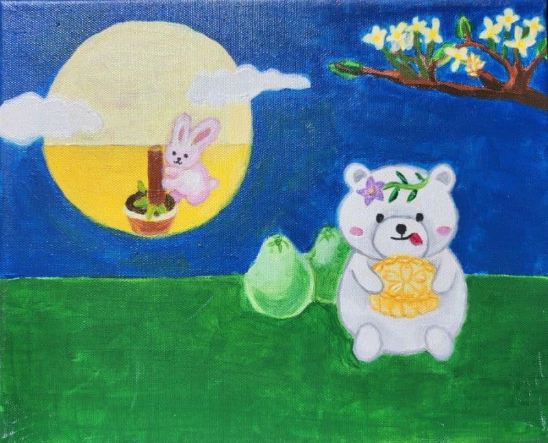 北極熊過中秋節