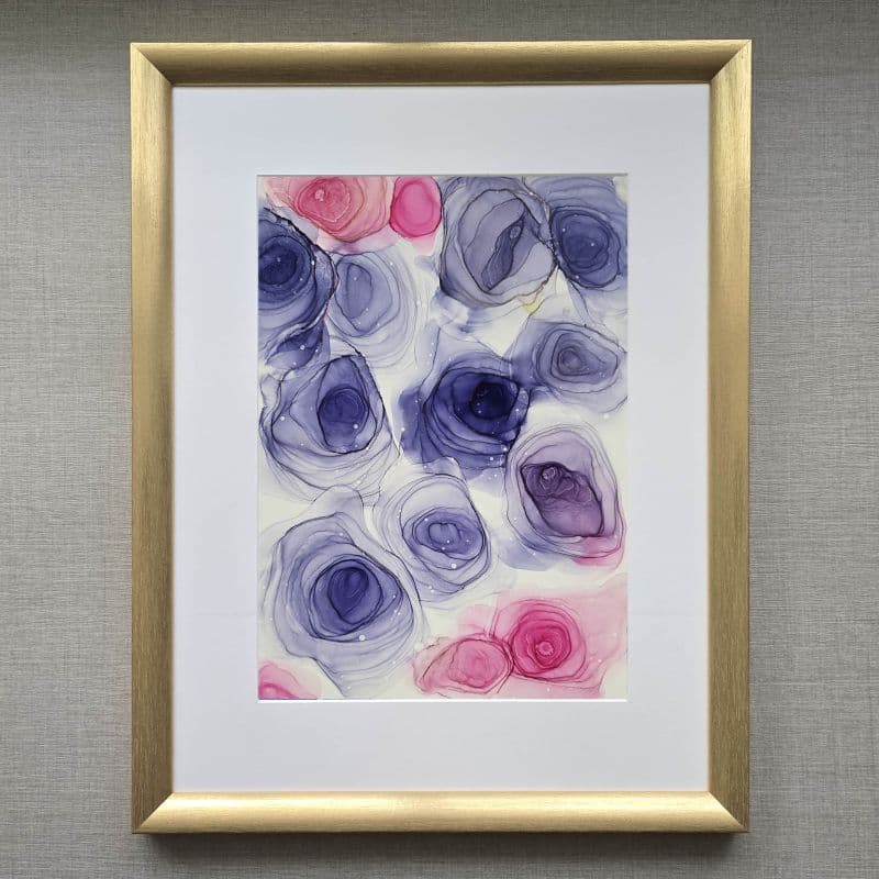 酒精墨水 - 「微醺玫瑰」