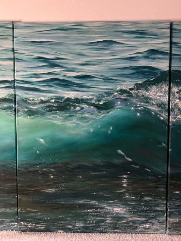 Triptych of a wave 3