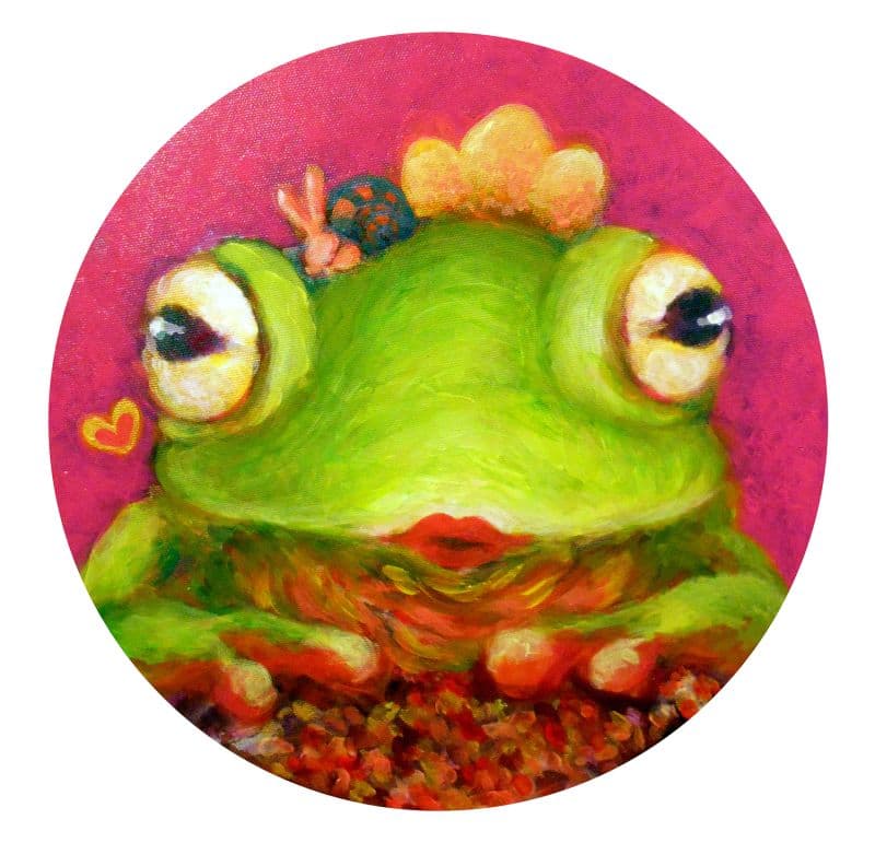 橙腹樹蛙系列1.公主Kiss 2