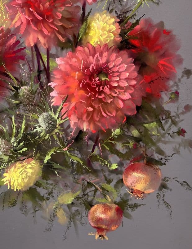 Dahlias and Pomegranades 2