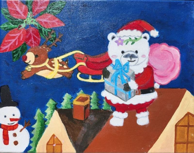 北極熊過聖誕節