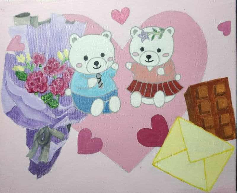 北極熊過情人節