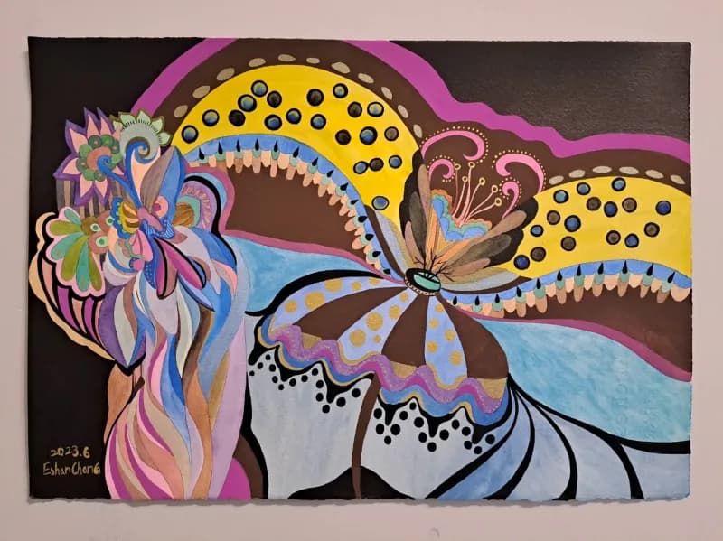 花舞,在遙望之間的對視 2